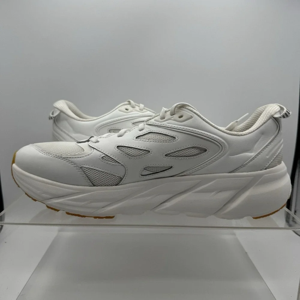 Brand New Hoka One One White Clifton L Athletics Shoes 1160050 WWH Men's Size 13